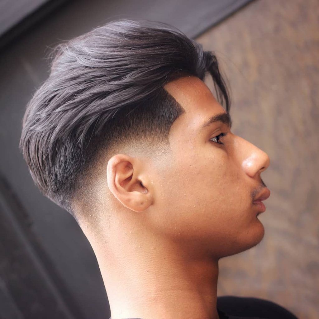 Low Fade Haircut Long On Top