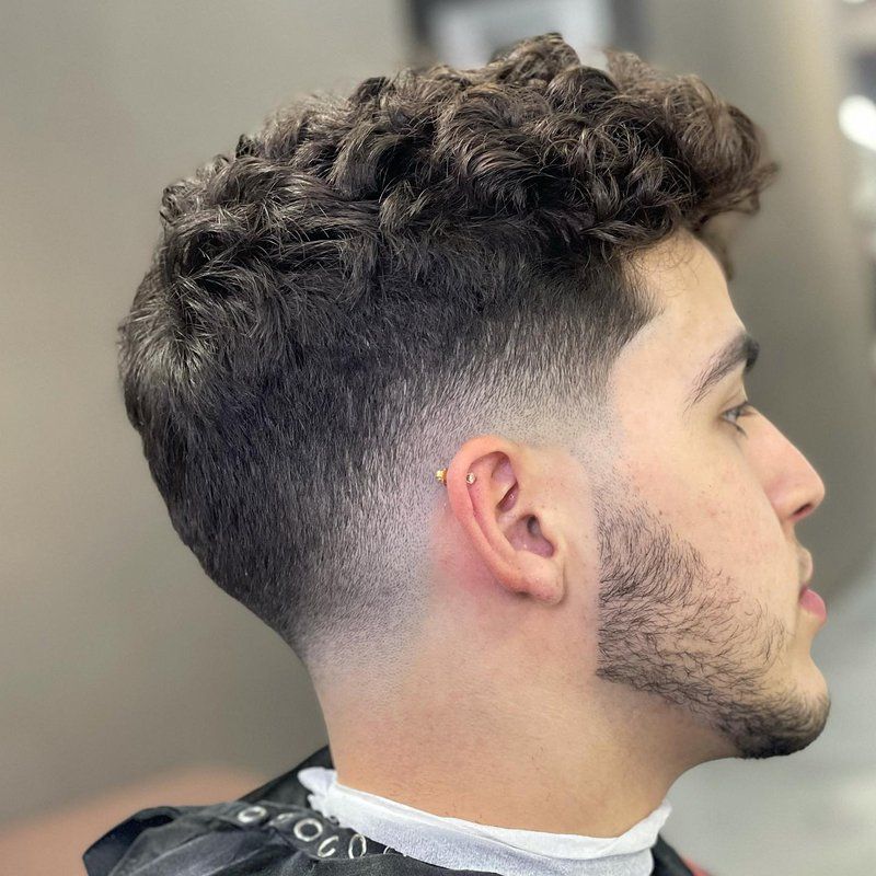 Low Fade Mens Haircut Curly Hair - POPULAR MEN'S HAIRCUTS