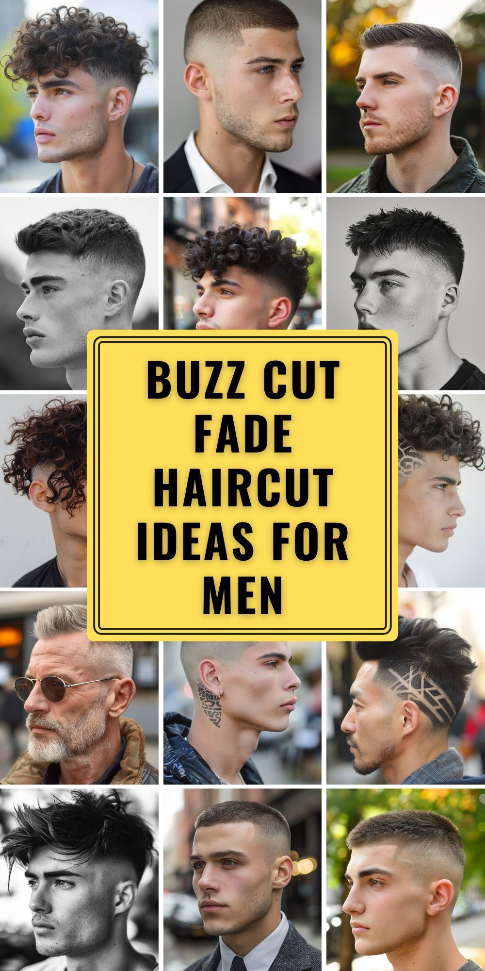 Buzz Cut Fade Haircut Ideas for Men Focused on High Taper Short Designs ...