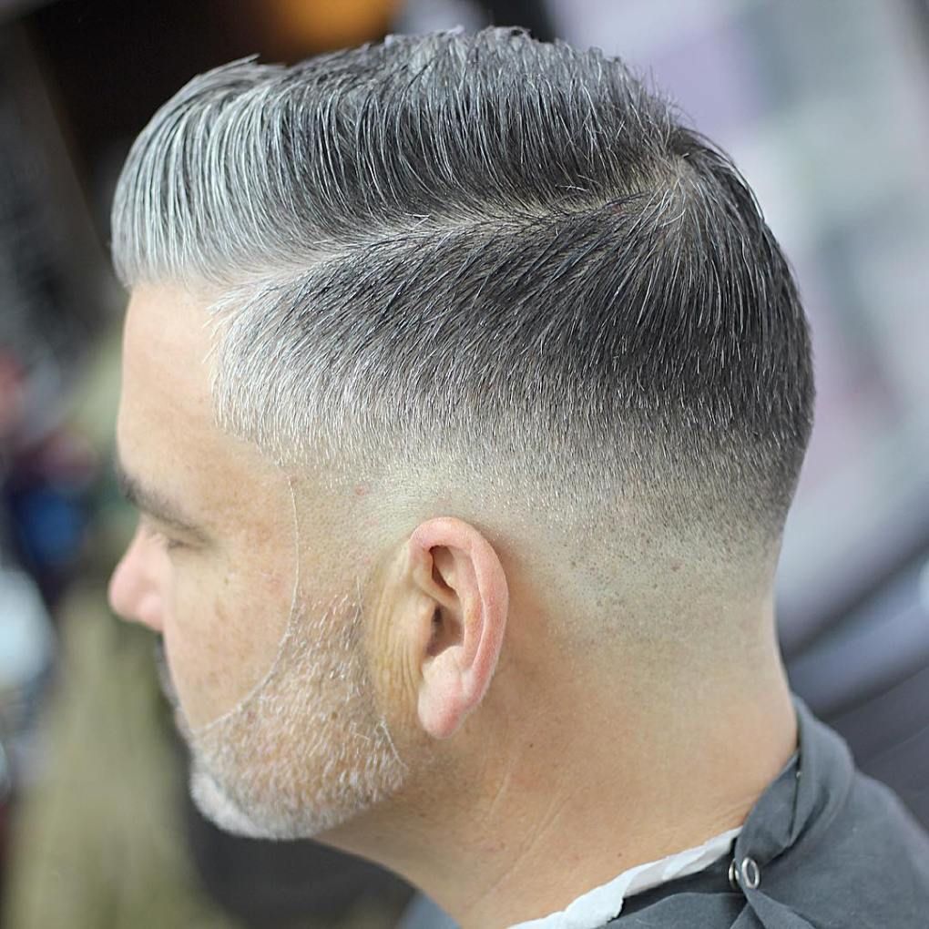 Side Part Taper Fade | Older mens hairstyles, Balding mens hairstyles ...