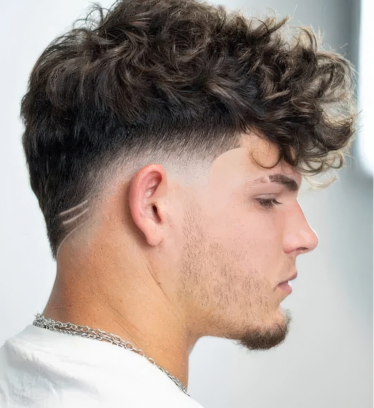 25 Edgy Curly Fade Haircuts For Men - Styleoholic