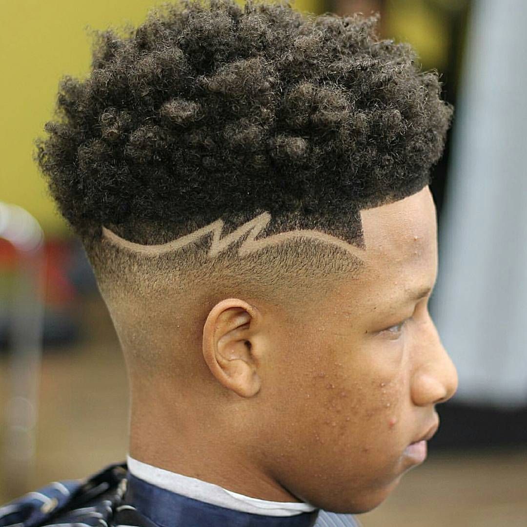 Fade Haircut Styles With Designs - design cuts in hair