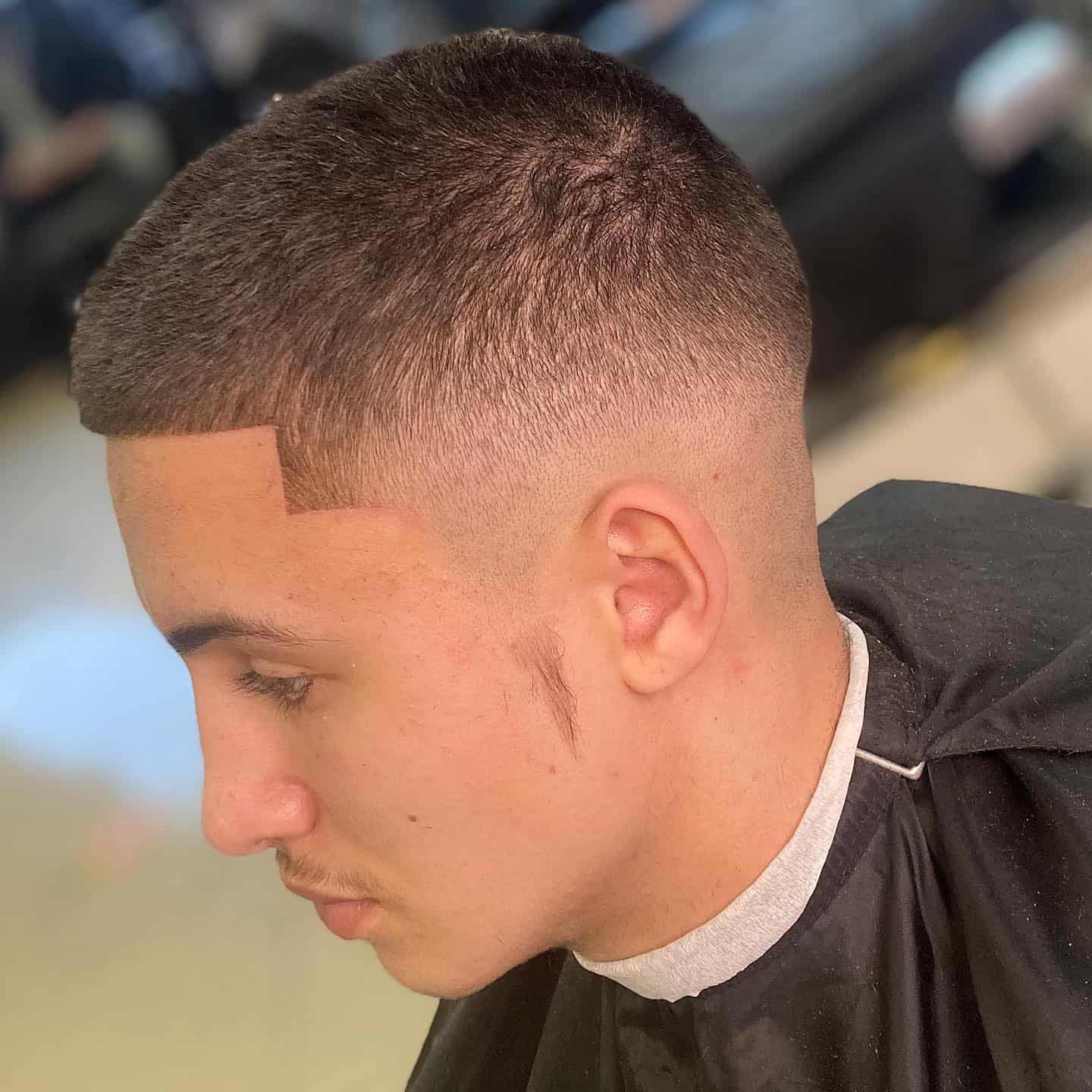 On Top 3 On Sides Haircut