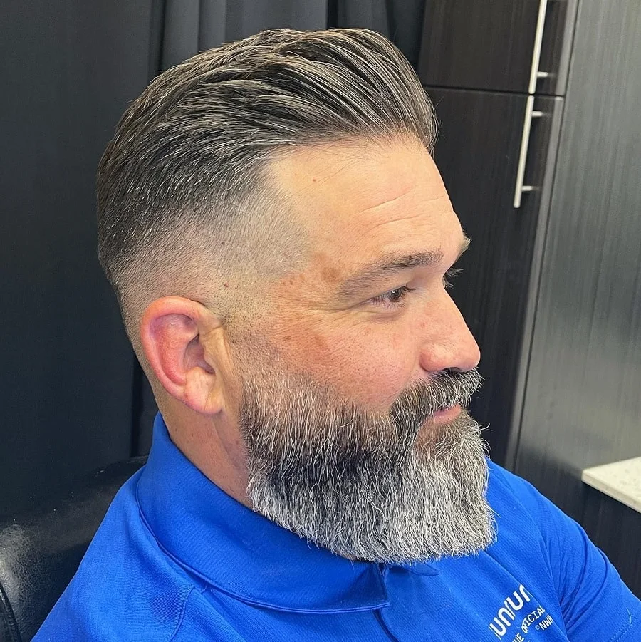 23 Hairstyles for Older Men That Look Great with Beards