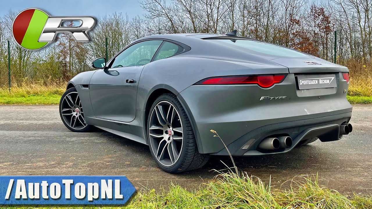 JAGUAR F Type R 550HP AWD V8 Supercharged | REVIEW on AUTOBAHN by ...