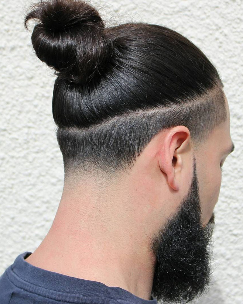 Men's Fade Haircut With Long Hair On Top at Katie Davis blog